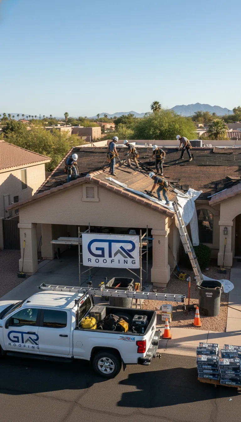 Quality roof installation by GTR Roofing in Queen Creek Arizona