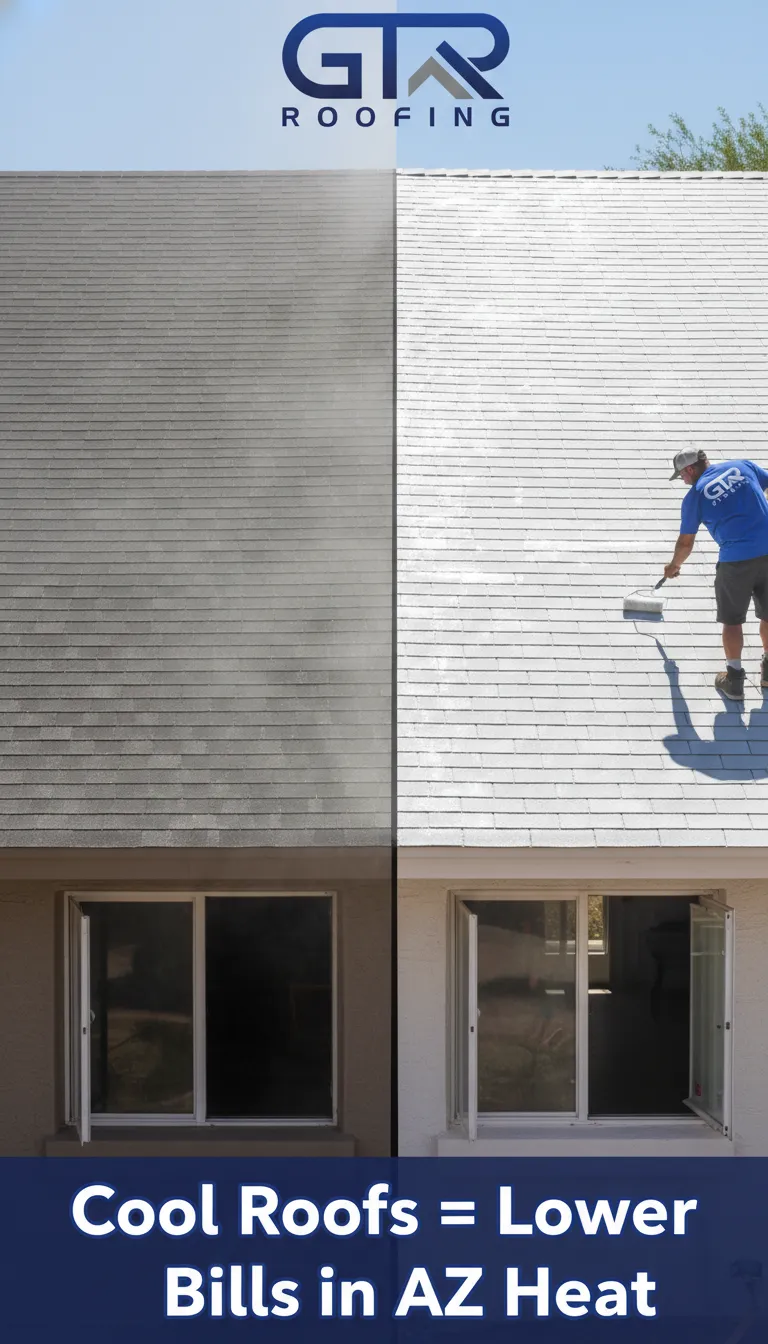 Residential roofing project completed by GTR Roofing in Goodyear
