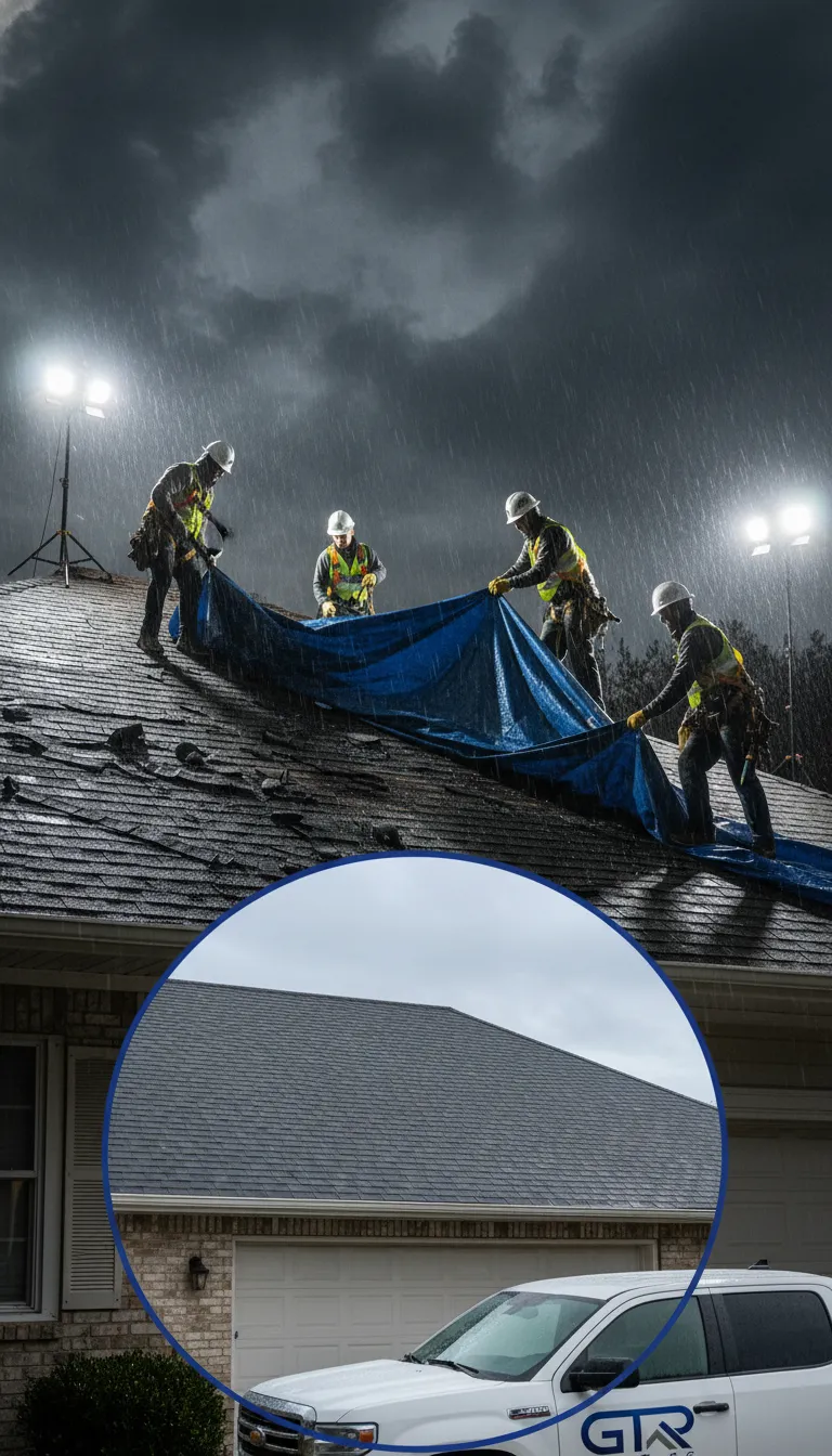 GTR Roofing team working on Litchfield Park Arizona home